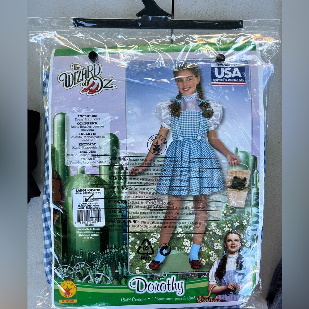 The Wizard of Oz- Dorthy girls costume